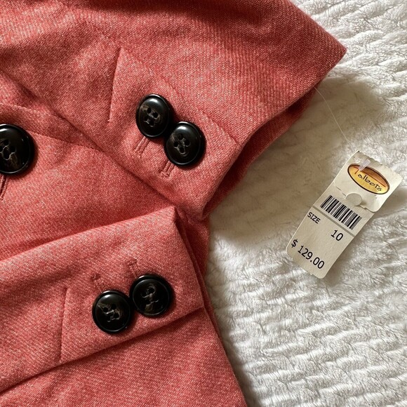 NWT Talbots Buttoned Salmon Blazer - Picture 3 of 6